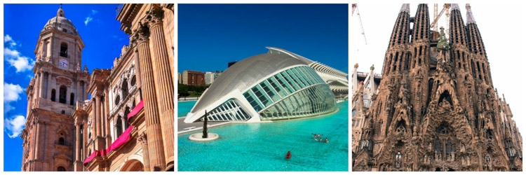 Quanto custa viajar na Espanha? Aprecie a arquitetura e beleza dos prédios espanhóis!