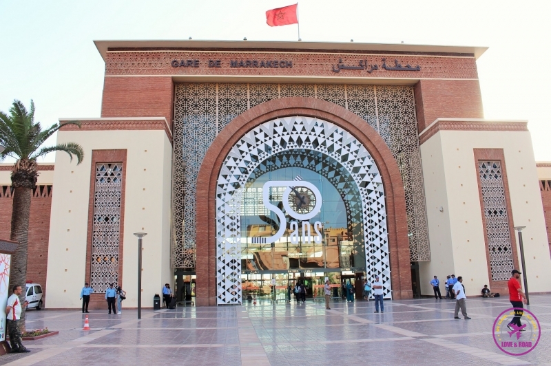 The Marrakesh railway station.