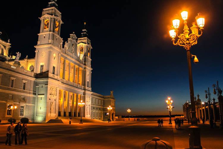 Madrid's cathedral is one of the main attractions in the city that you must add to your 2-week itinerary in Europe.