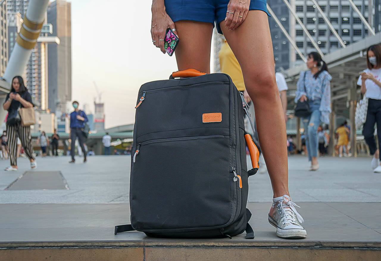 travel backpack and luggage