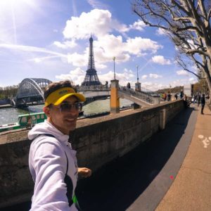 Paris Marathon review eiffel