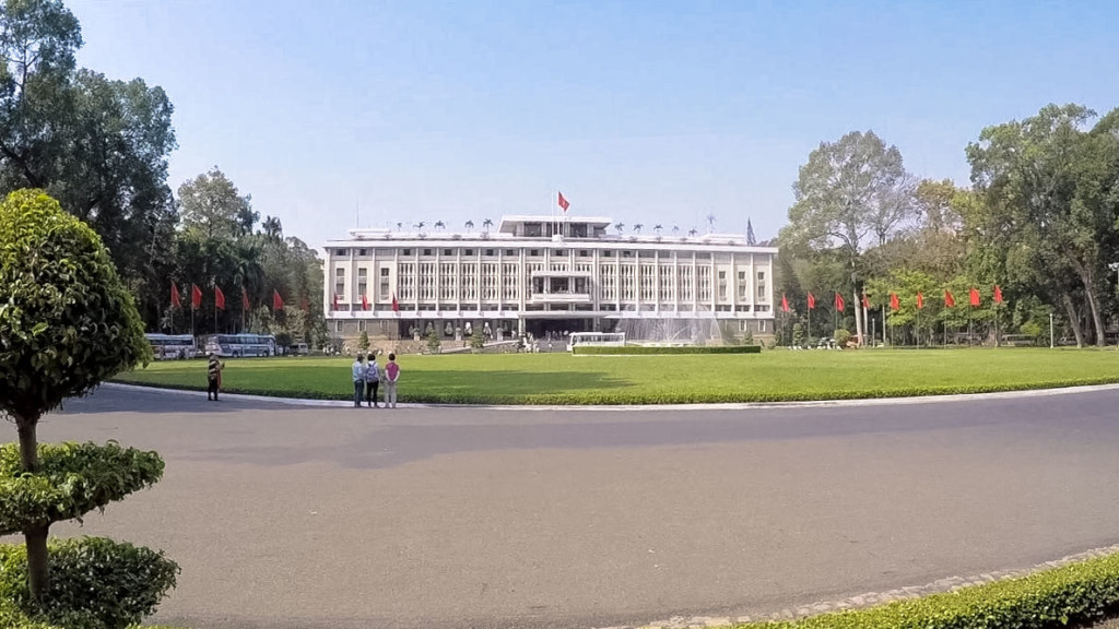 Palácio da reunificação um importante marco da história de Saigon e do Vitenã