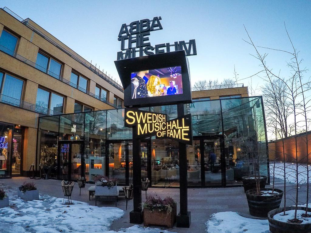 There are so many cool things to do in Stockholm, don't forget to visit the ABBA Museum. 