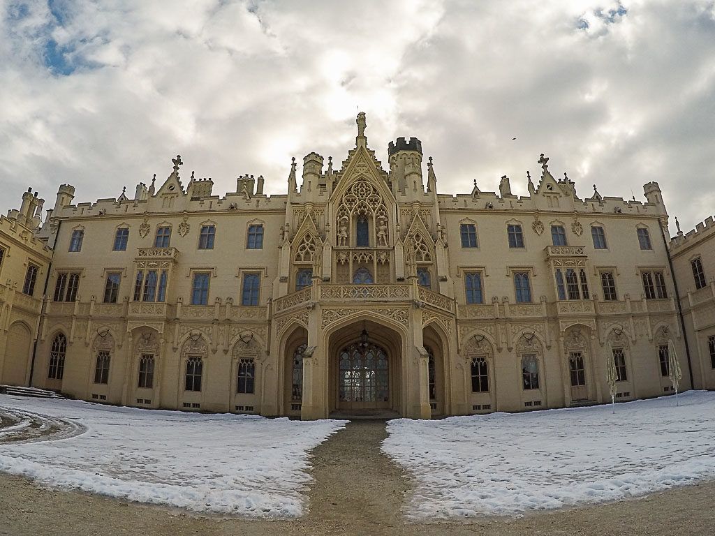 Our first recommendation of unique things to do outside Brno is to visit the Lednice Castle.