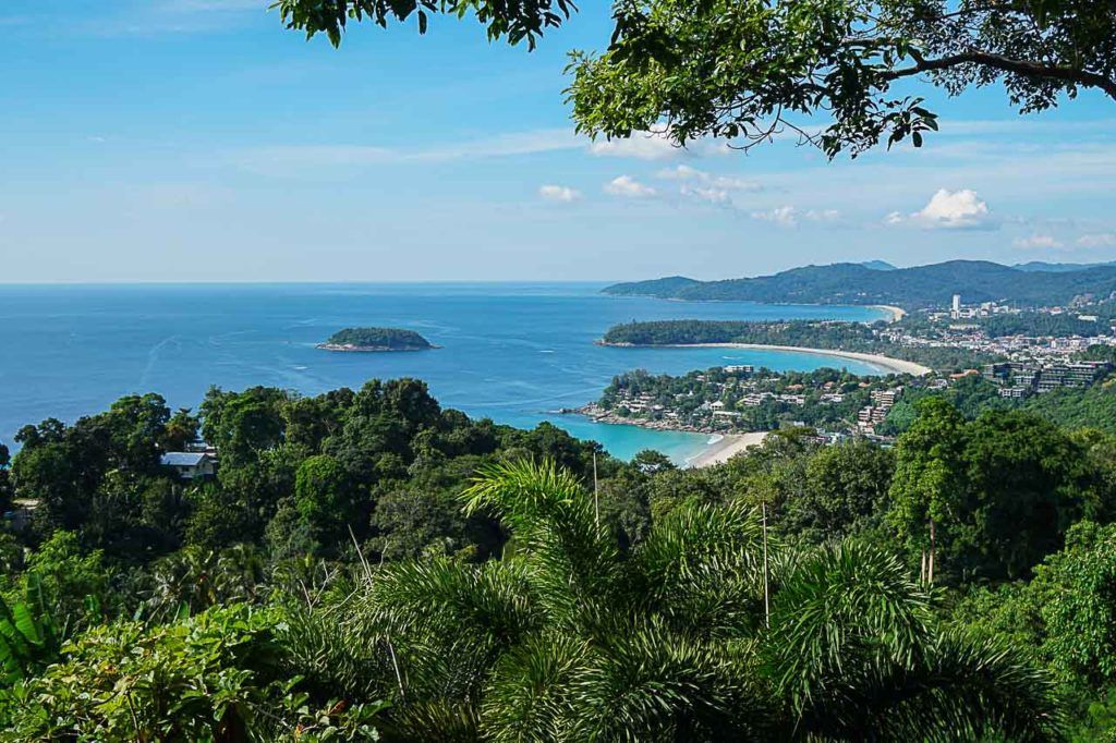 Views to die for, some of the attractions in Karon Beach is the Big Buddha and the Karon Viewpoint. 