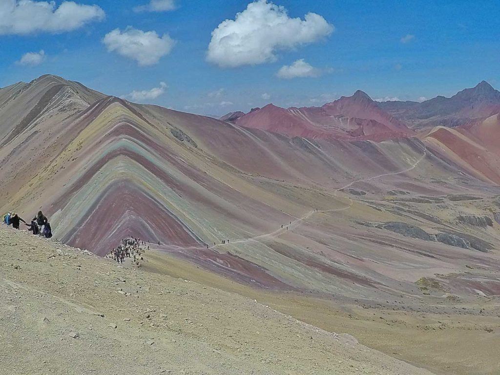 The Rainbow Mountain is a one day trip from Cusco and it worth the time and the energy to get there. This is one of the top places to visit in Cusco, Peru. 