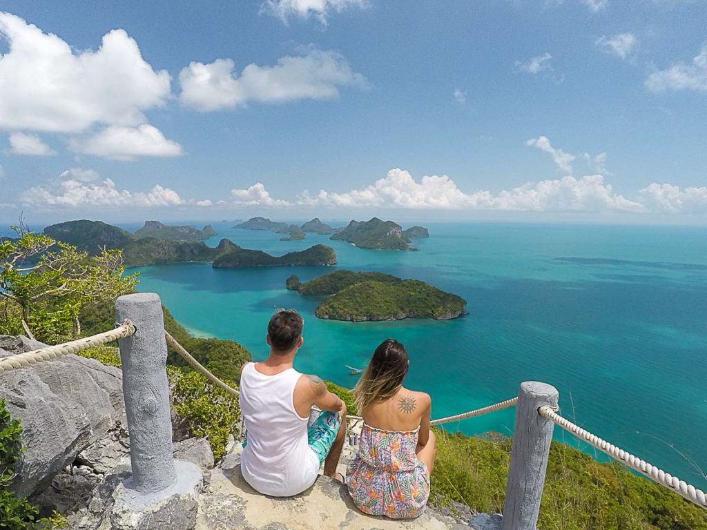 If you need to choose one day trip from Koh Samui, it must be the boat trip to Ang Thong National Park. It's one of the most beautiful marine parks we have ever visited in Thailand. 