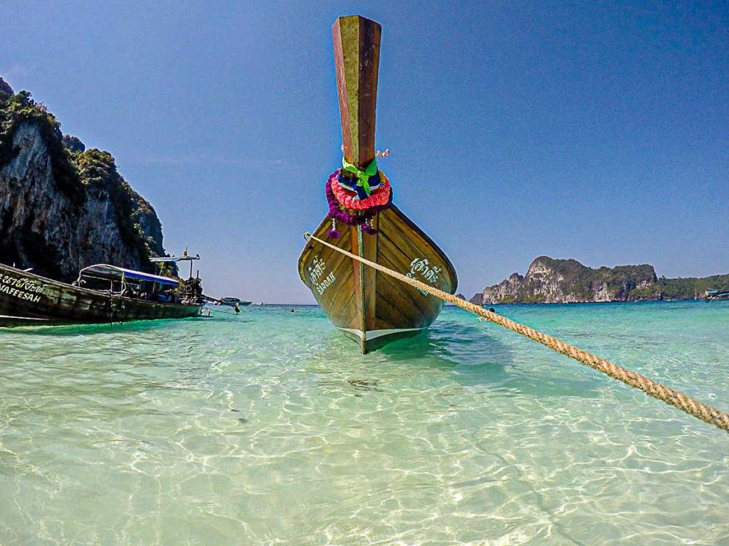 boat tours is a must do in Phi Phi Island Thailand