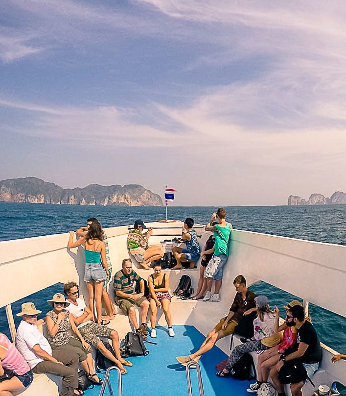 how to get to Phi Phi Island by boat