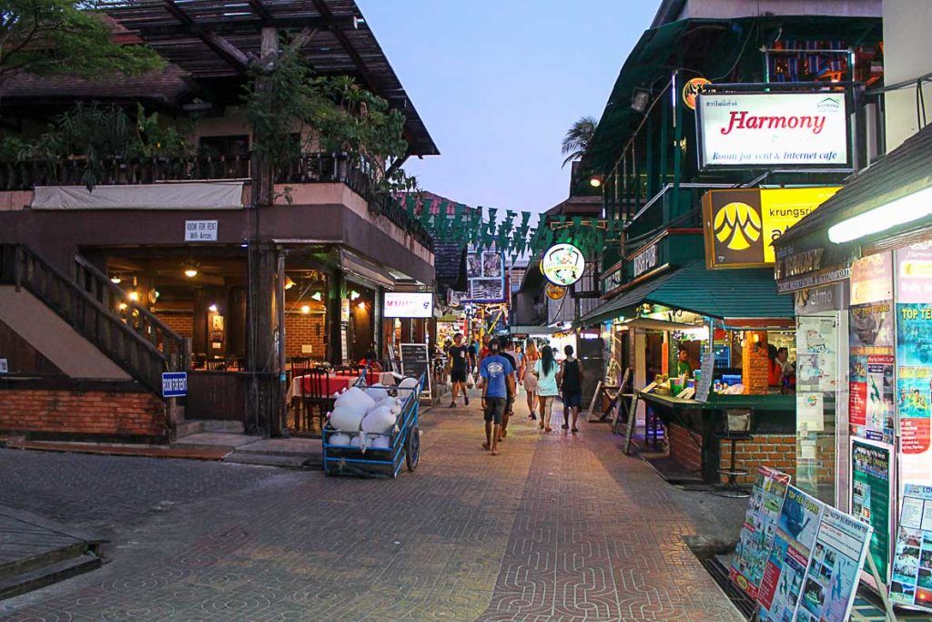 Stroll around the town is one of the things to do in Phi Phi Island