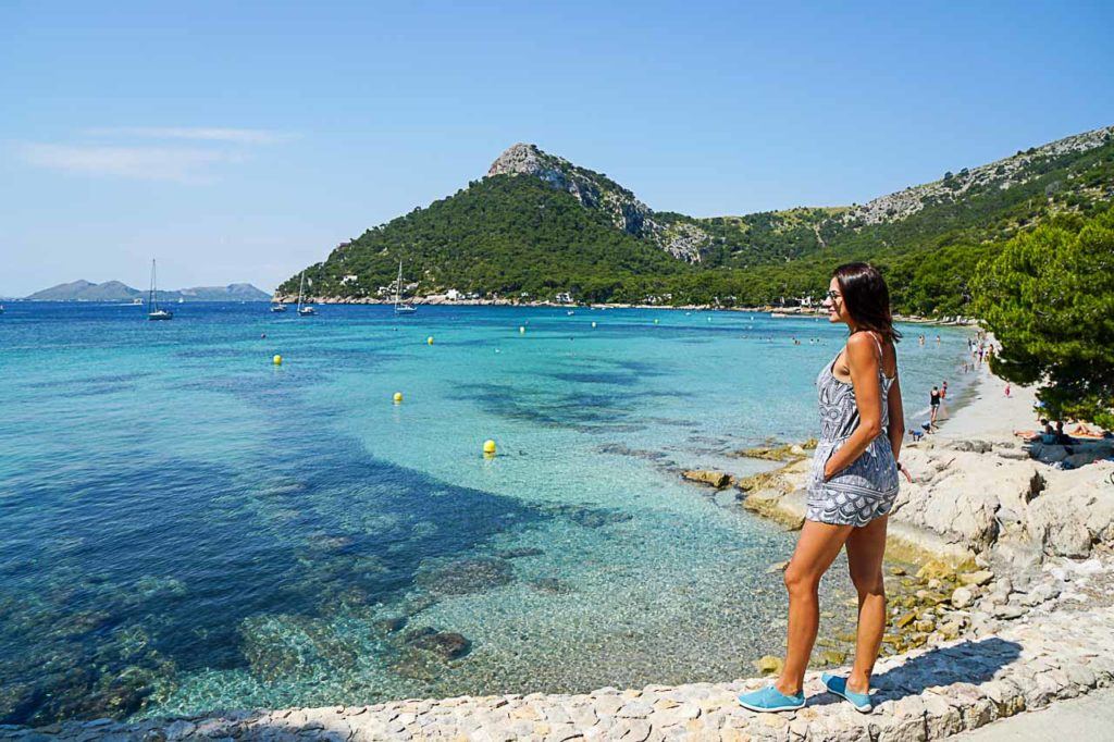 No doubt one of the best beaches in Puerto Pollensa is Formentor Beach.