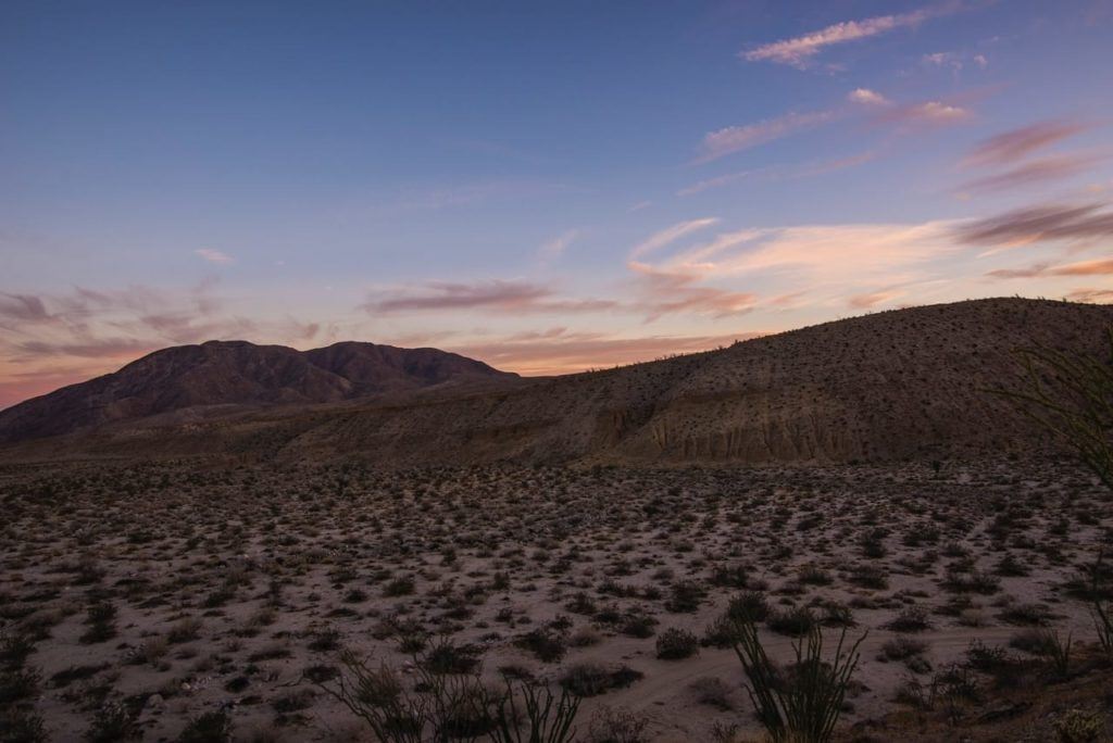The Anza Borrego Desert is a great escape from the city and one of the best day trips from San Diego for stargazing.