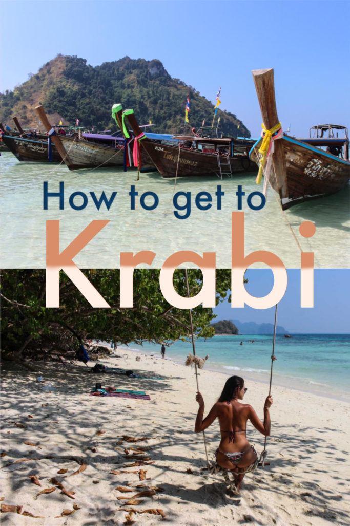A detailed guide on how to travel to Krabi from anywhere in Thailand. The best options to get to Krabi from Bangkok, Chiang Mai, and Phuket. Travel tips to help you choose the best routes by bus, trains, flights, or ferry to Krabi and how to book your tickets. #thailand #krabi #krabiitinerary #krabitravel