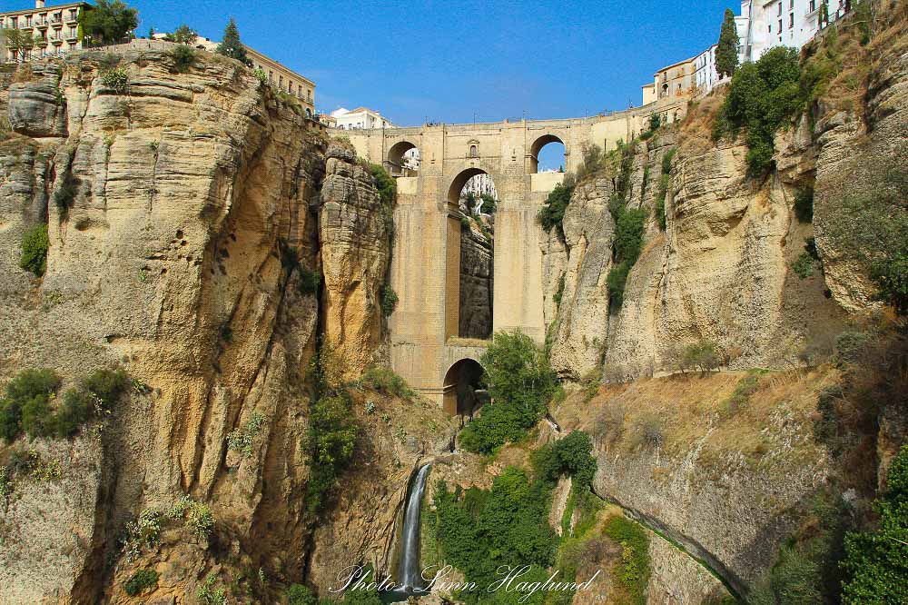 Photo of the iconic bridge in Ronda, Southern Spain.