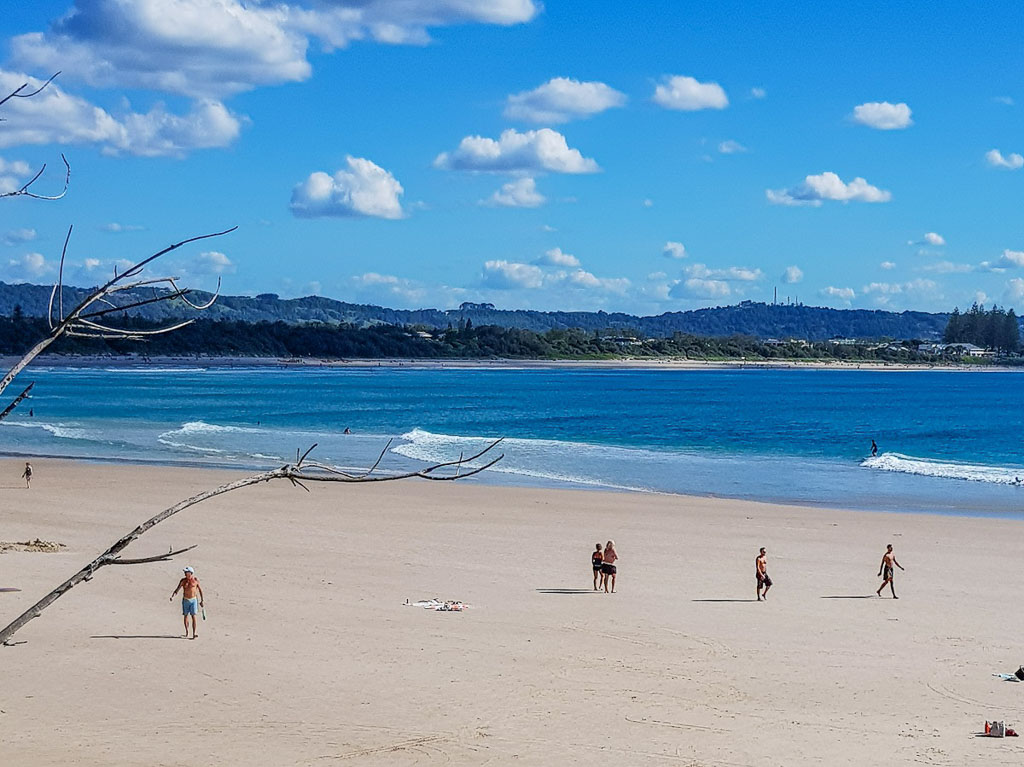 Stunning beach in Byron Bay, Northern New South Wales. 