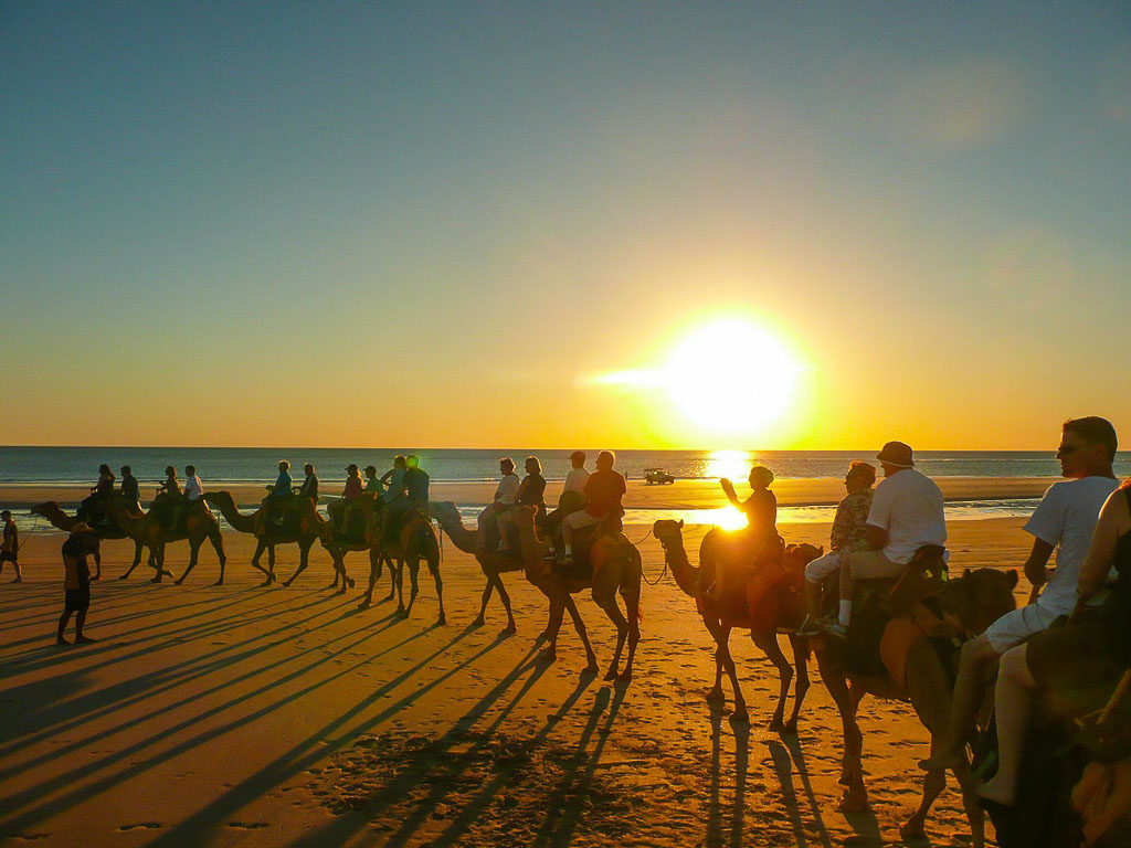 There are many different breathtaking sites around Western Australia, but the sunset at Cable Beach is highly sought after.