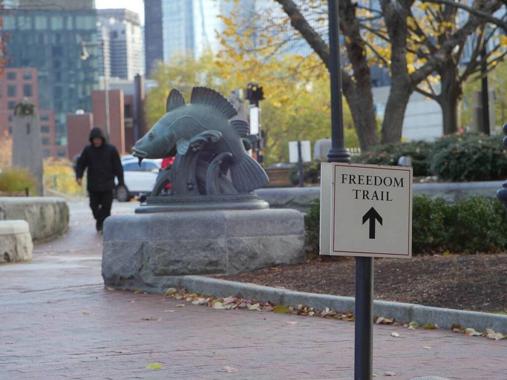 The Freedom Trail is one of Boston's tourist attractions that can be fun for couples. 