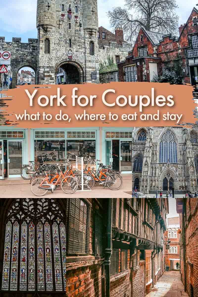 Your romantic guide to York, England, is here. Tips on things to do in York for couples, hotels for a romantic stay, and the best places to eat in York. Plus, tips on how to get to York and around, and some romantic things to do near York. All you need to know to plan a romantic getaway in England is in this easy York guide. 