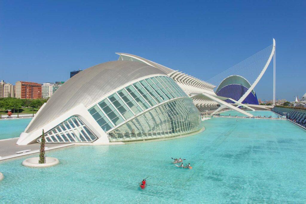 The stunning Ciudad de las Artes y las Ciencias, one of the many incredible spots Ironman 70.3 Valencia will pass by.