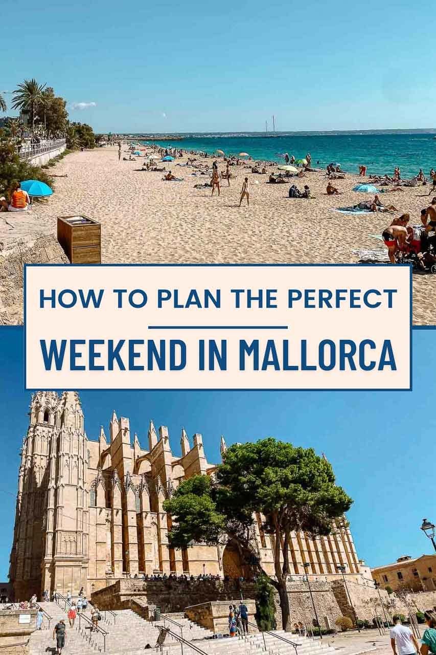 Follow this guide for the perfect 2 or 3 days in Mallorca, Spain. A practical itinerary with what to do in Mallorca in the morning, afternoon, and evening. Tips on where to stay in Mallorca to maximize your time on the island. Plus where to eat, experiences to have, and how to plan the perfect Mallorca weekend.