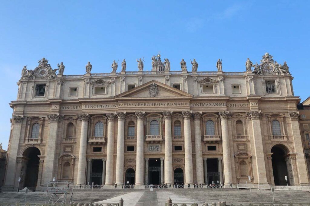Photo of St. Peter's Basilica in Vatican City, Rome, Italy.