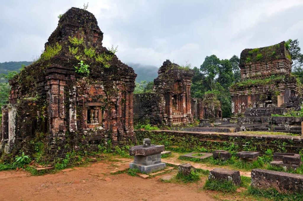 My Son Sanctuary is another UNESCO World Heritage Site near Da Nang, Vietnam.